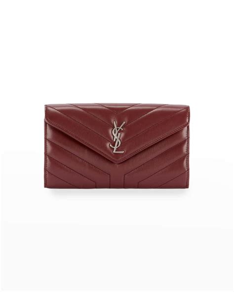 loulou monogram ysl continental v flap wallet|st laurent ysl wallet.